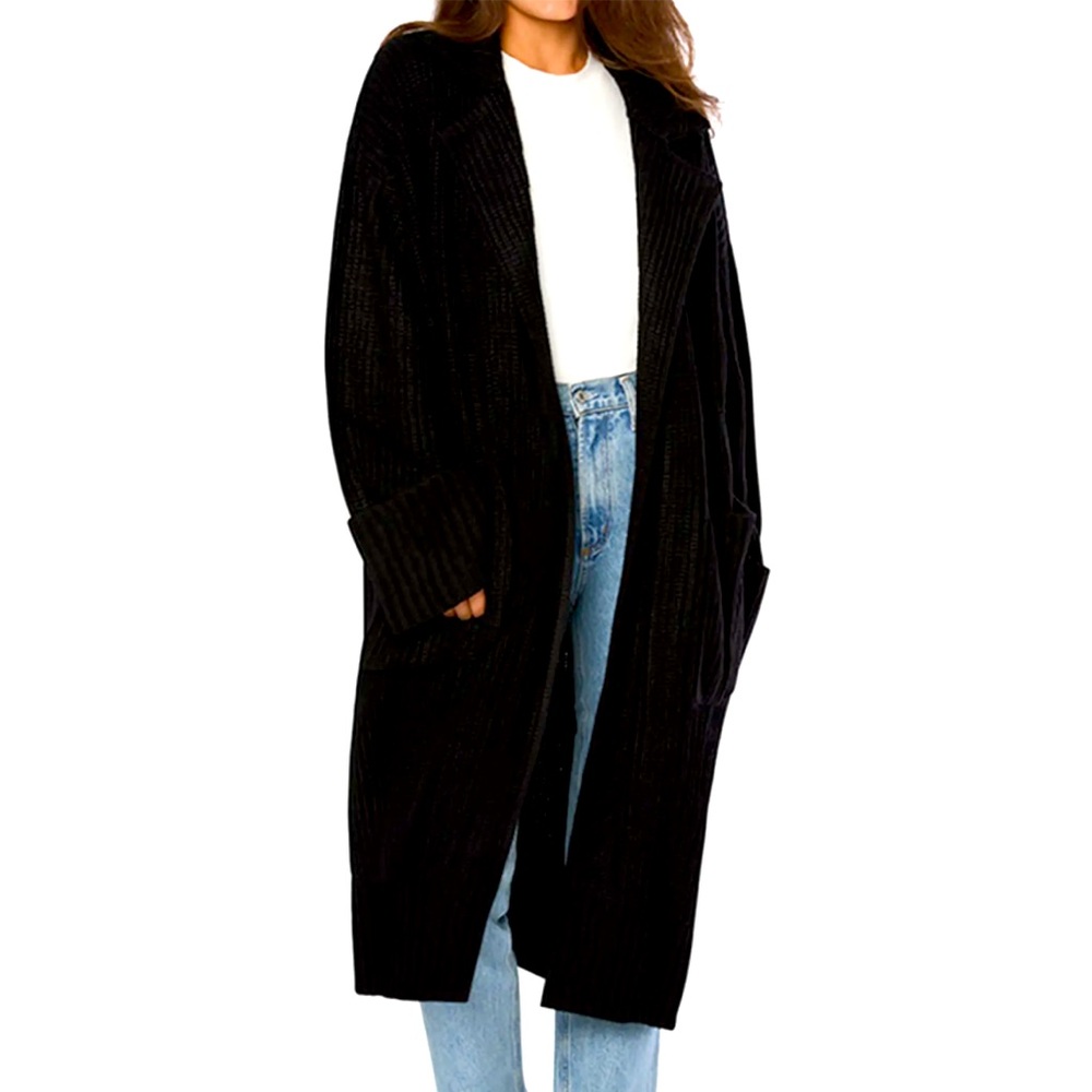 BNWT WeWoreWhat Navy Coatigan (S/M)